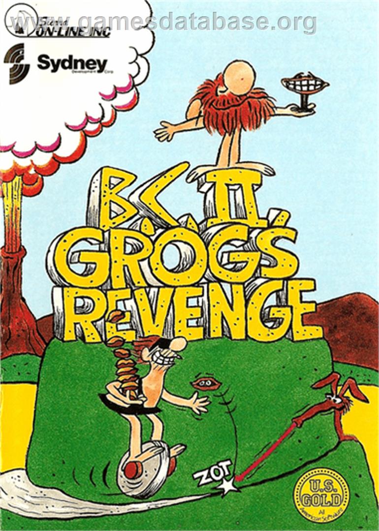 BC's Quest for Tires II: Grog's Revenge - Commodore 64 - Artwork - Box