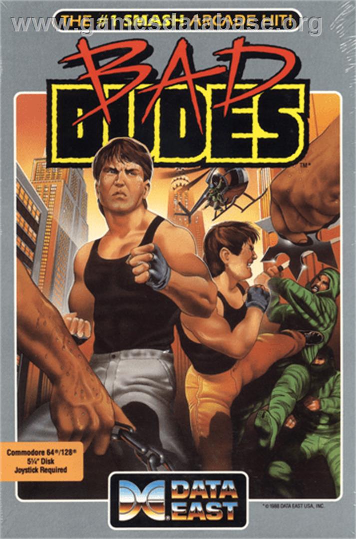 Bad Dudes - Commodore 64 - Artwork - Box