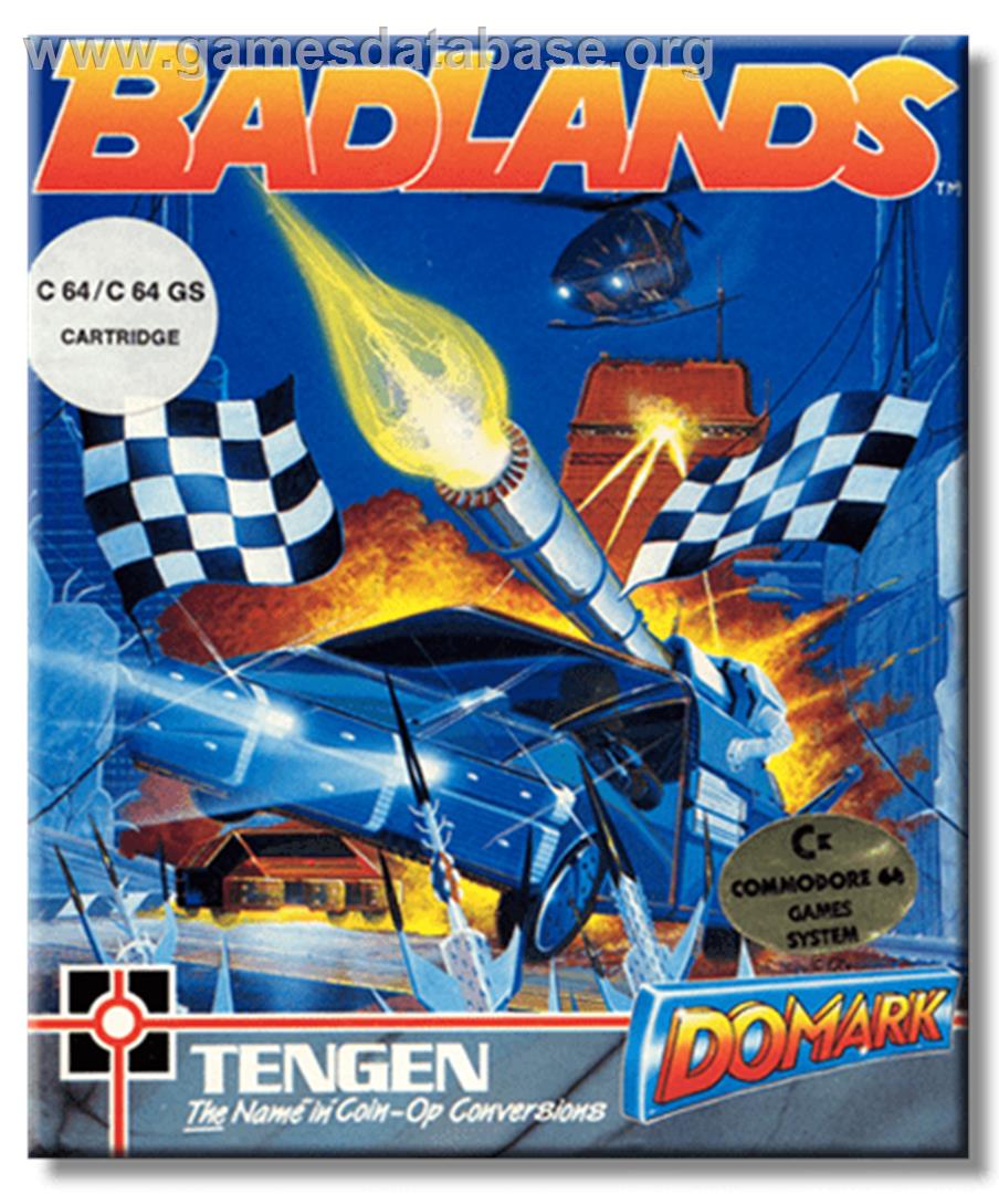 Badlands - Commodore 64 - Artwork - Box