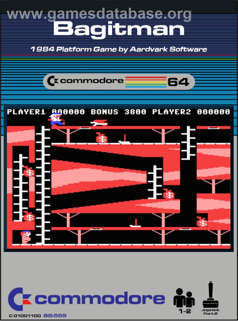Bagitman - Commodore 64 - Artwork - Box
