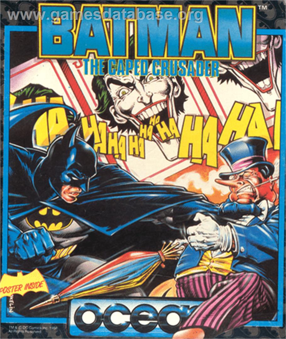Batman: The Caped Crusader - Commodore 64 - Artwork - Box