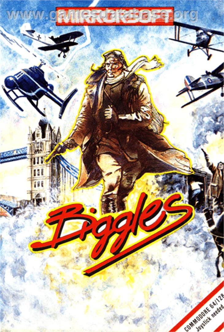 Biggles - Commodore 64 - Artwork - Box