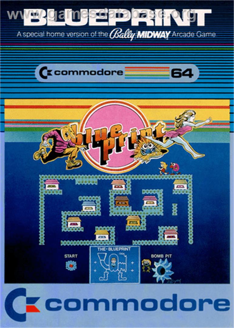 Blue Print - Commodore 64 - Artwork - Box