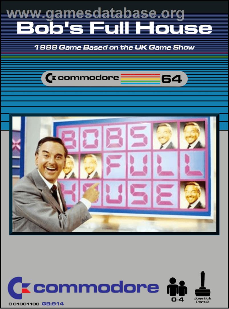 Bob's Full House - Commodore 64 - Artwork - Box