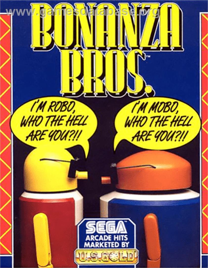 Bonanza Bros. - Commodore 64 - Artwork - Box