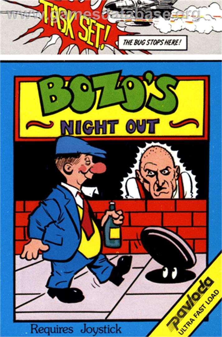 Bozo's Night Out - Commodore 64 - Artwork - Box