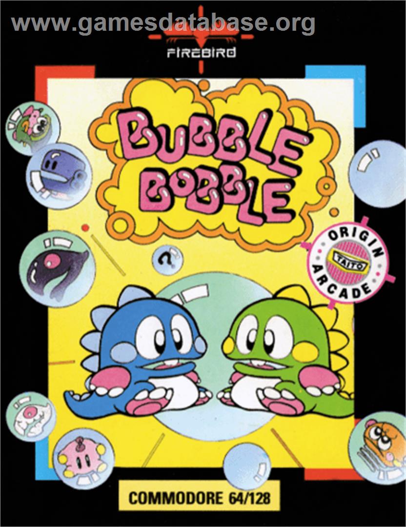 Bubble Bobble - Commodore 64 - Artwork - Box