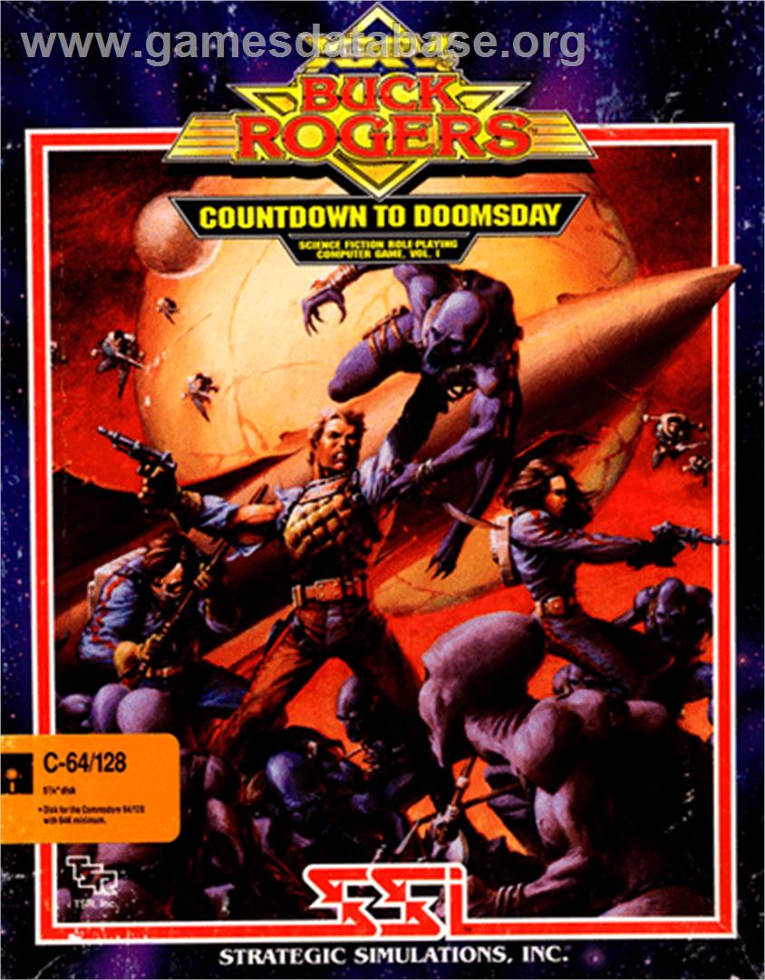 Buck Rogers: Countdown to Doomsday - Commodore 64 - Artwork - Box