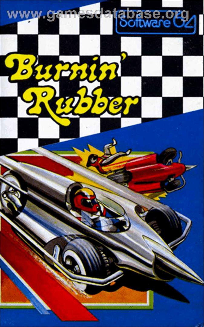 Burnin Rubber - Commodore 64 - Artwork - Box