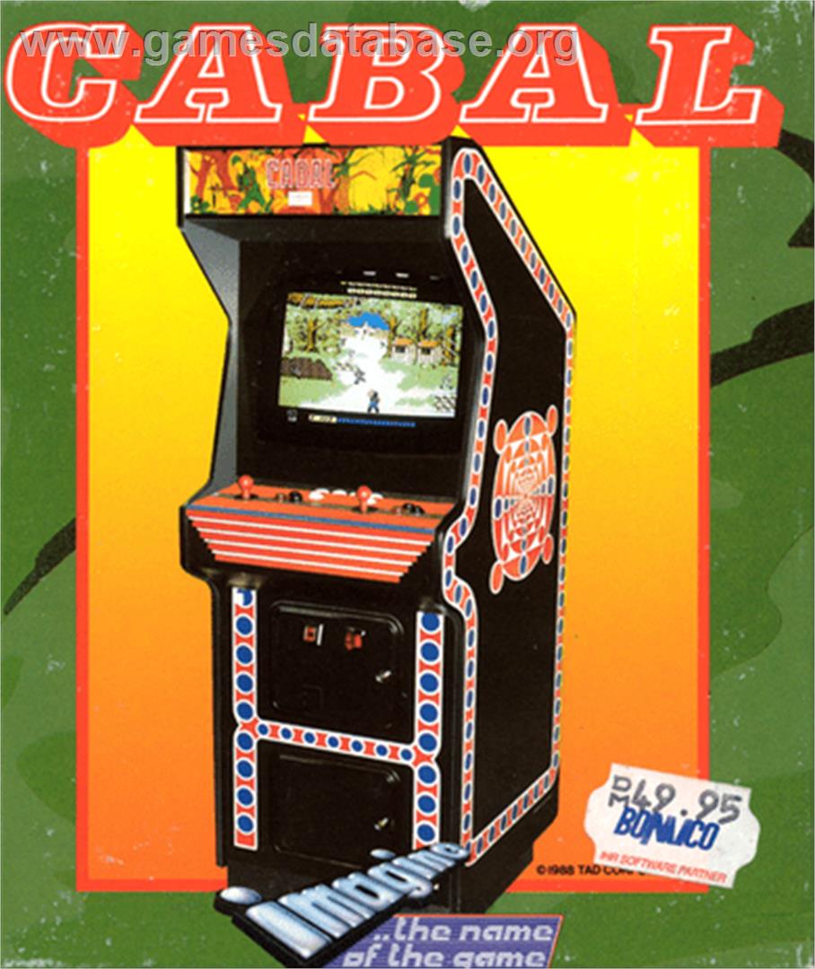 Cabal - Commodore 64 - Artwork - Box