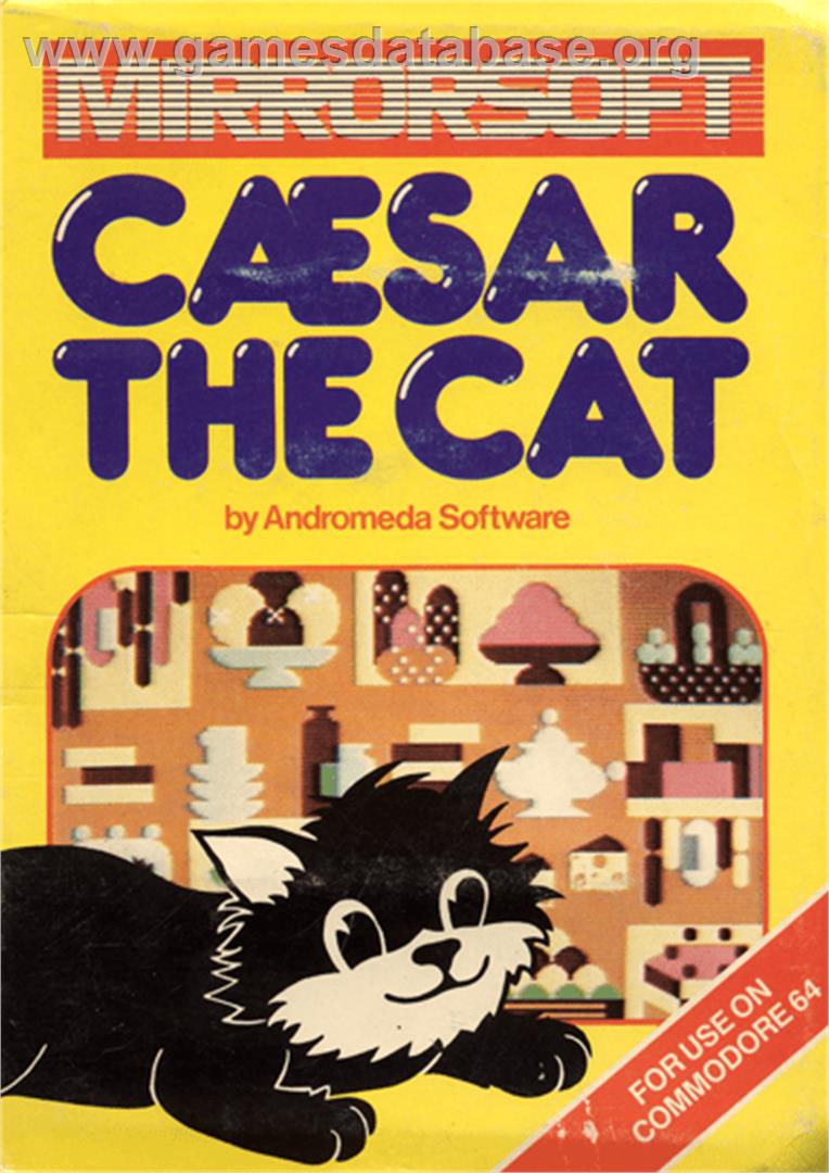Caesar the Cat - Commodore 64 - Artwork - Box