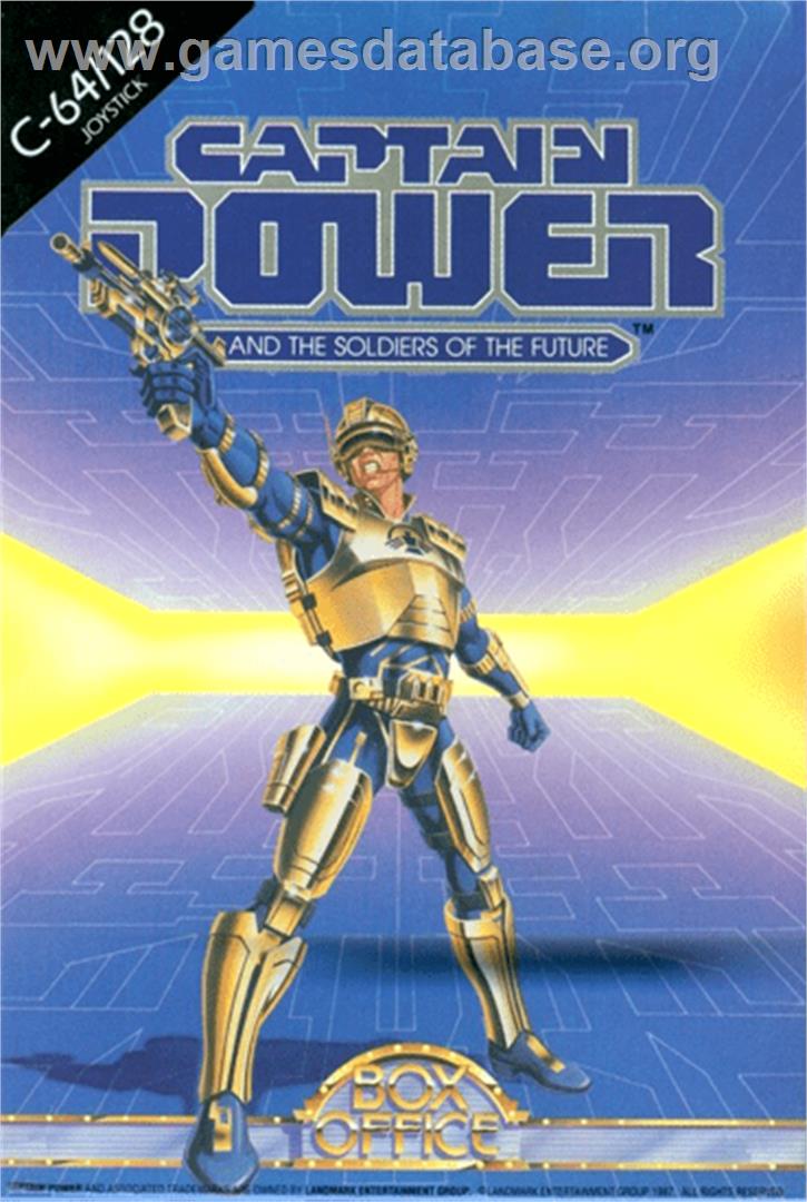 Captain Power and the Soldiers of the Future - Commodore 64 - Artwork - Box