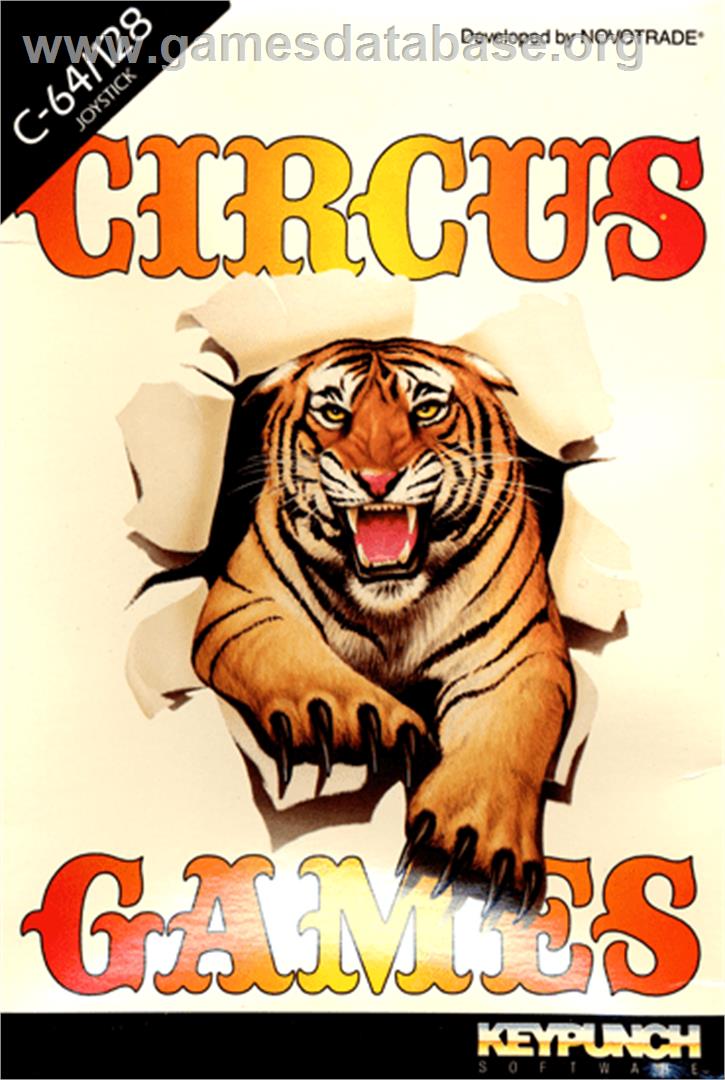 Circus Games - Commodore 64 - Artwork - Box