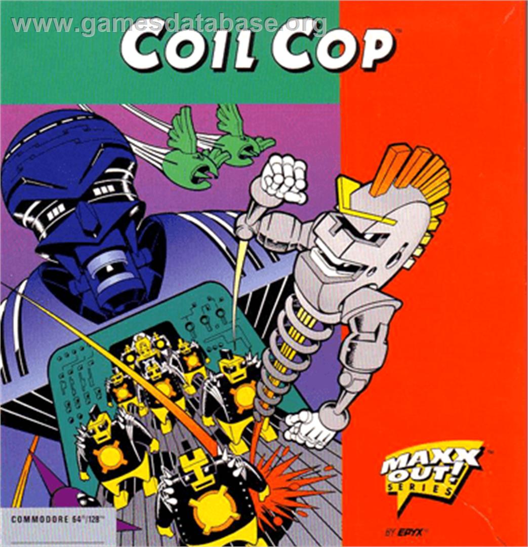 Coil Cop - Commodore 64 - Artwork - Box