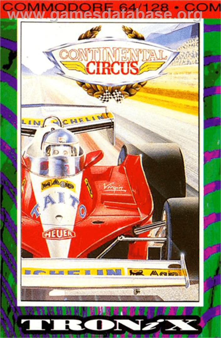 Continental Circus - Commodore 64 - Artwork - Box