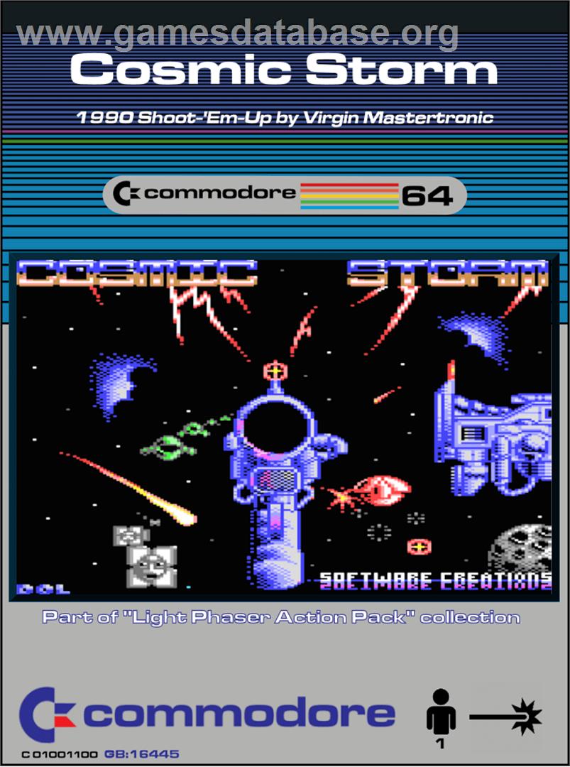 Cosmic Storm - Commodore 64 - Artwork - Box