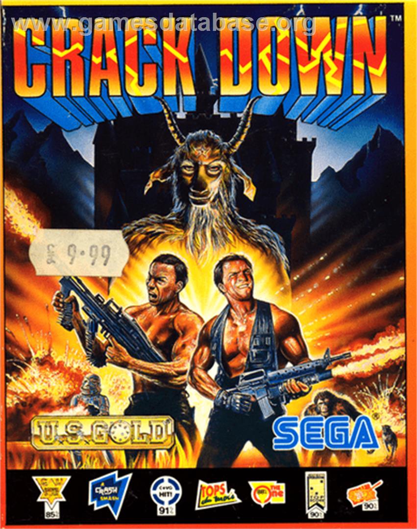 Crack Down - Commodore 64 - Artwork - Box