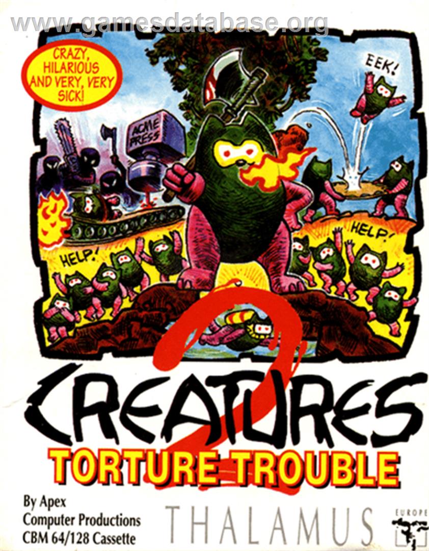Creatures 2: Torture Trouble - Commodore 64 - Artwork - Box