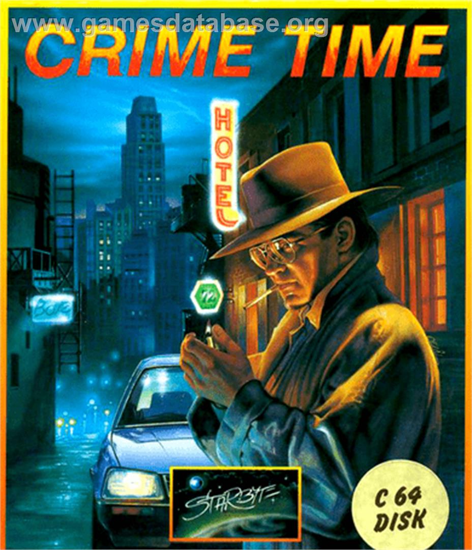 Crime Time - Commodore 64 - Artwork - Box