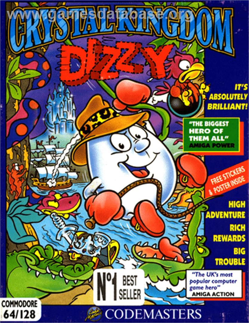 Crystal Kingdom Dizzy - Commodore 64 - Artwork - Box