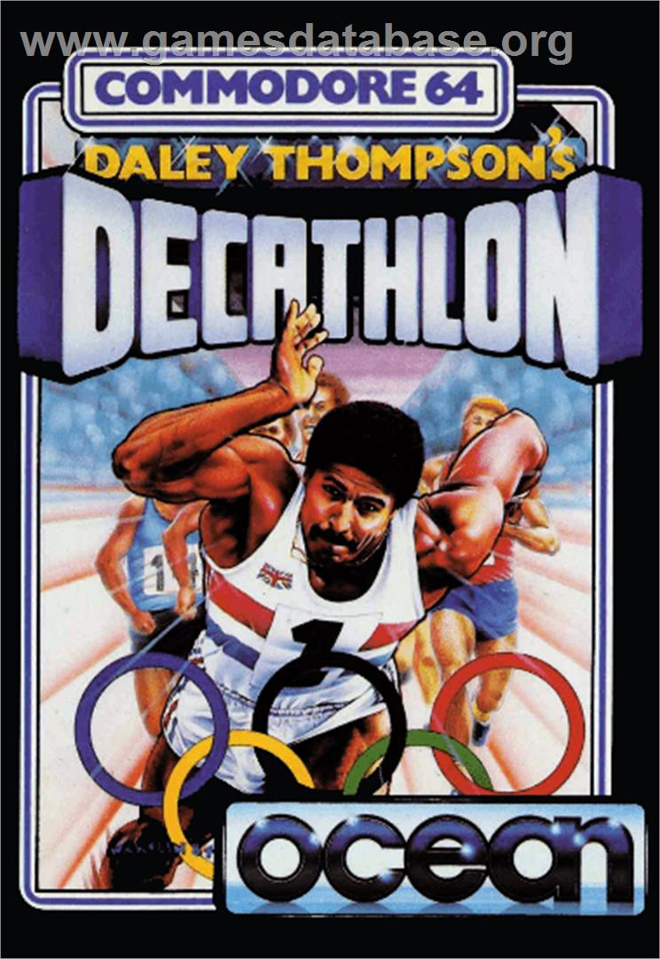 Daley Thompson's Decathlon - Commodore 64 - Artwork - Box