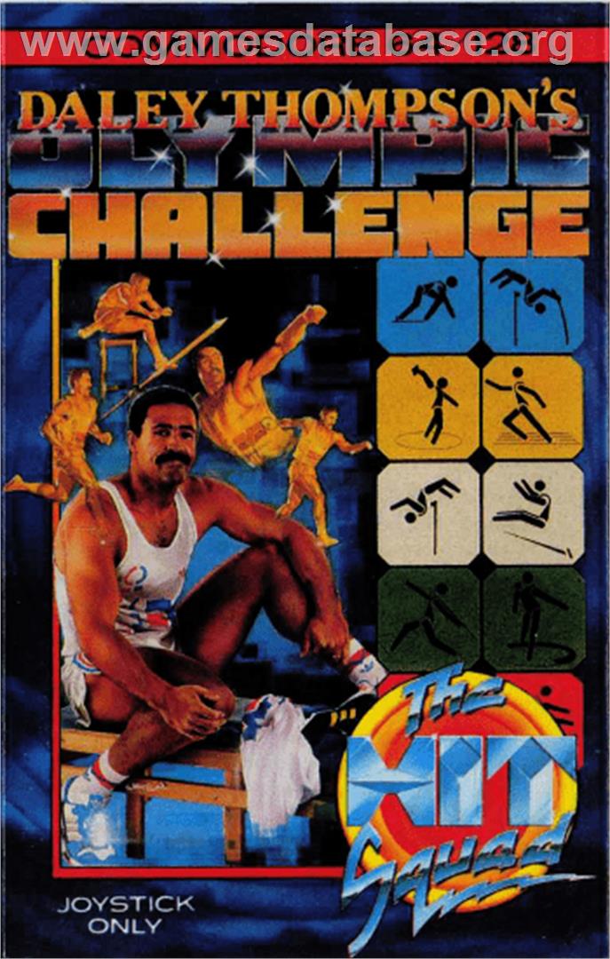 Daley Thompson's Olympic Challenge - Commodore 64 - Artwork - Box