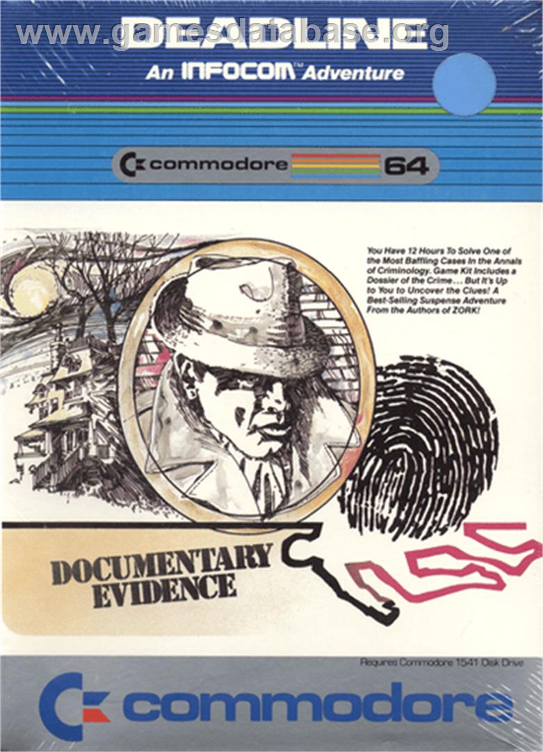 Deadline - Commodore 64 - Artwork - Box