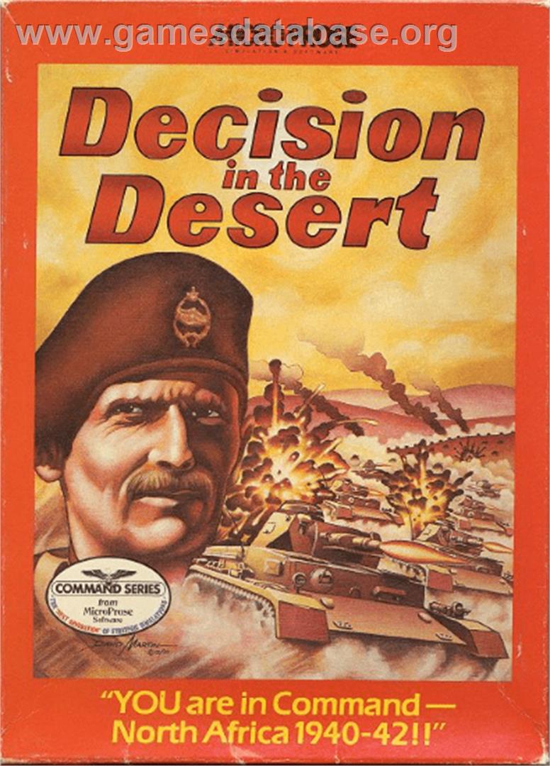 Decision in the Desert - Commodore 64 - Artwork - Box