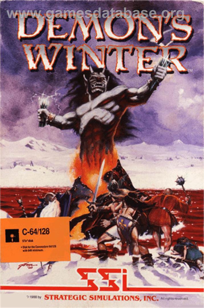 Demon's Winter - Commodore 64 - Artwork - Box