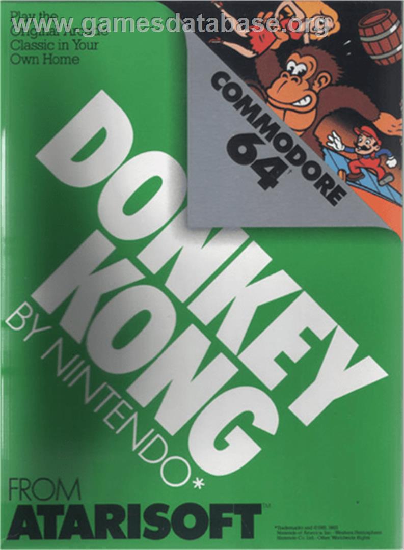 Donkey Kong - Commodore 64 - Artwork - Box