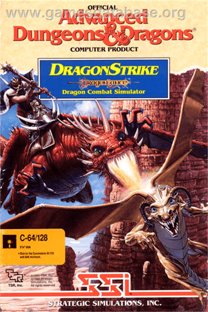 DragonStrike - Commodore 64 - Artwork - Box