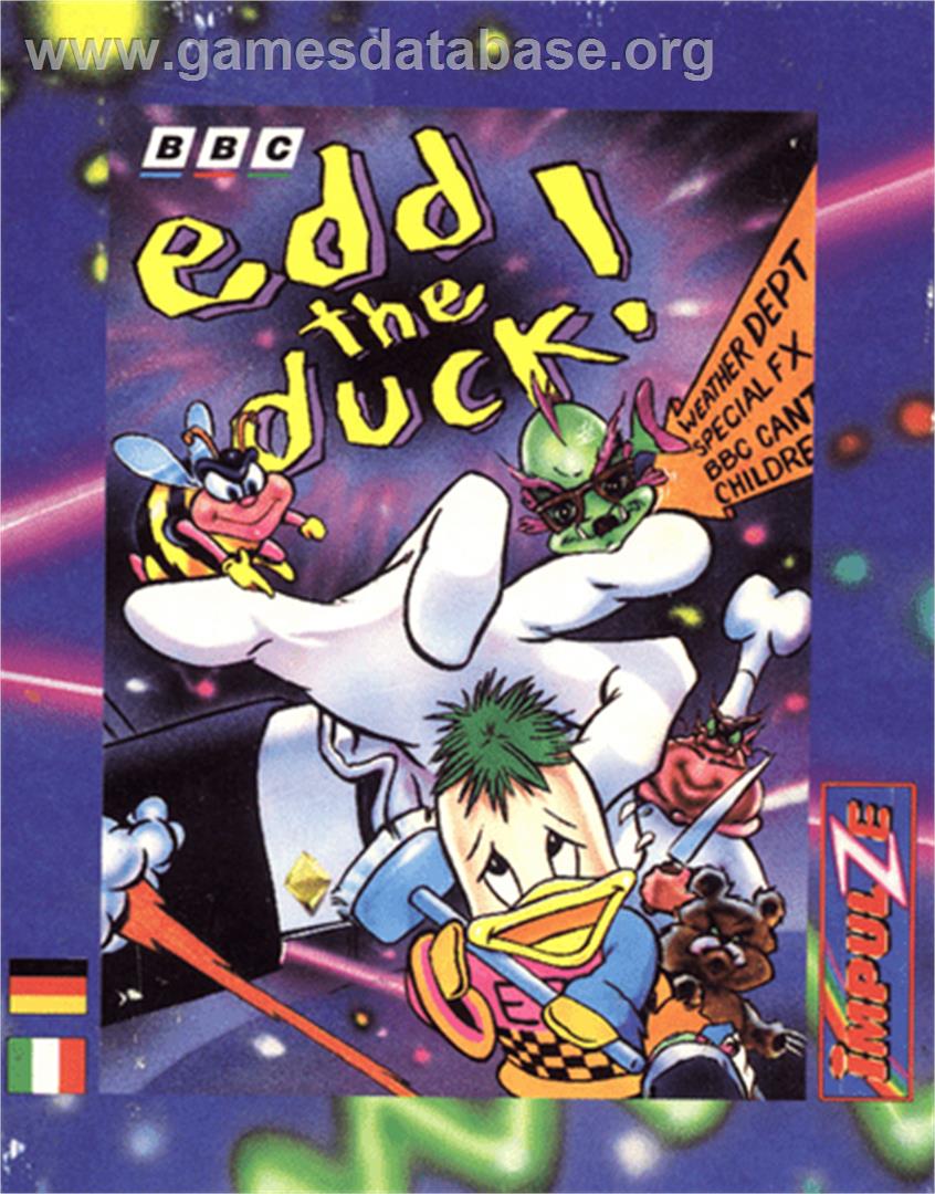 Edd the Duck! - Commodore 64 - Artwork - Box