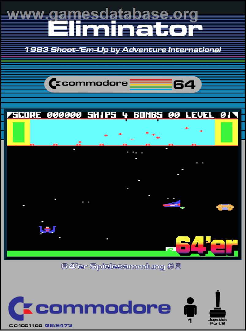 Eliminator - Commodore 64 - Artwork - Box