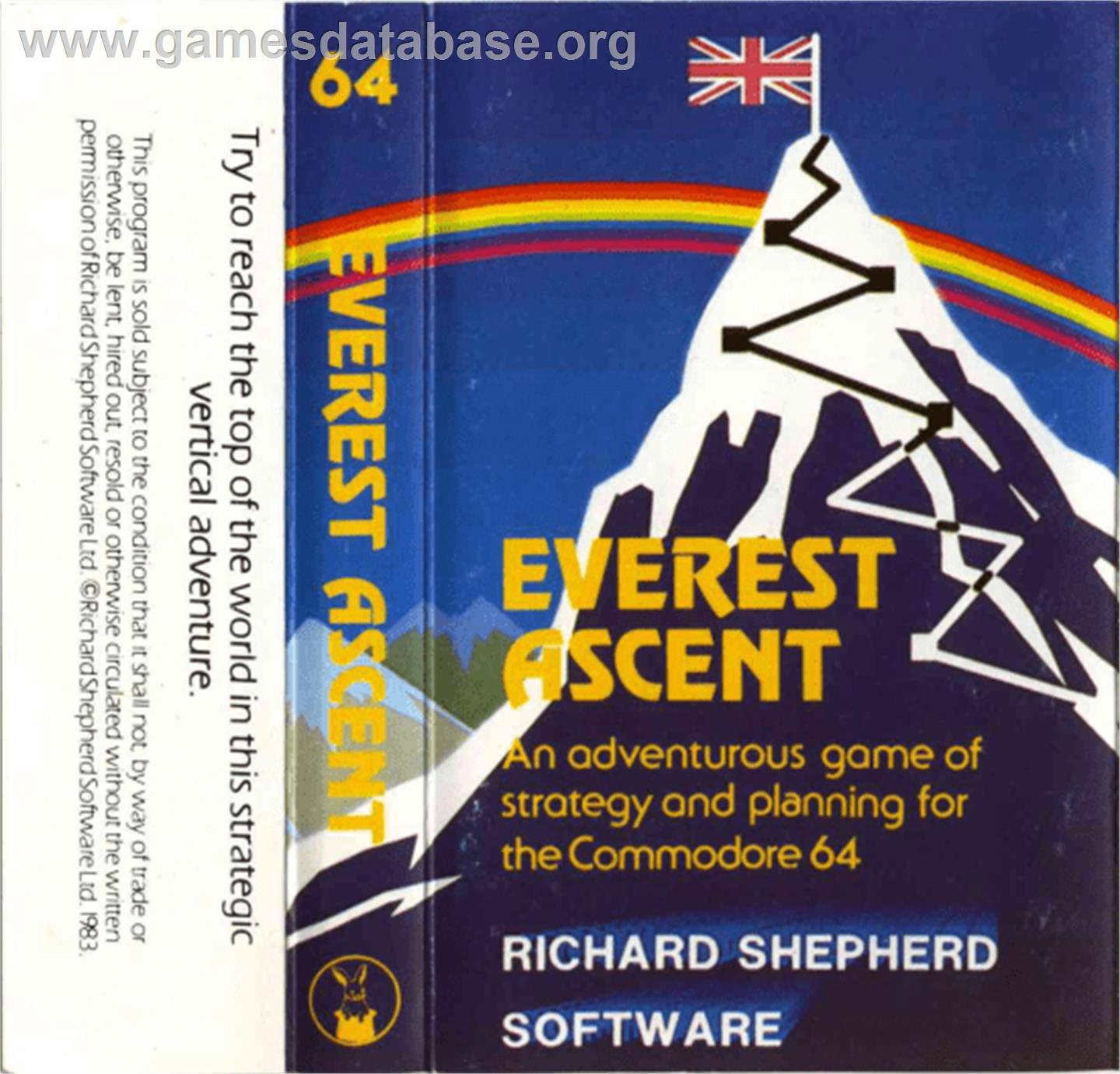 Everest Ascent - Commodore 64 - Artwork - Box