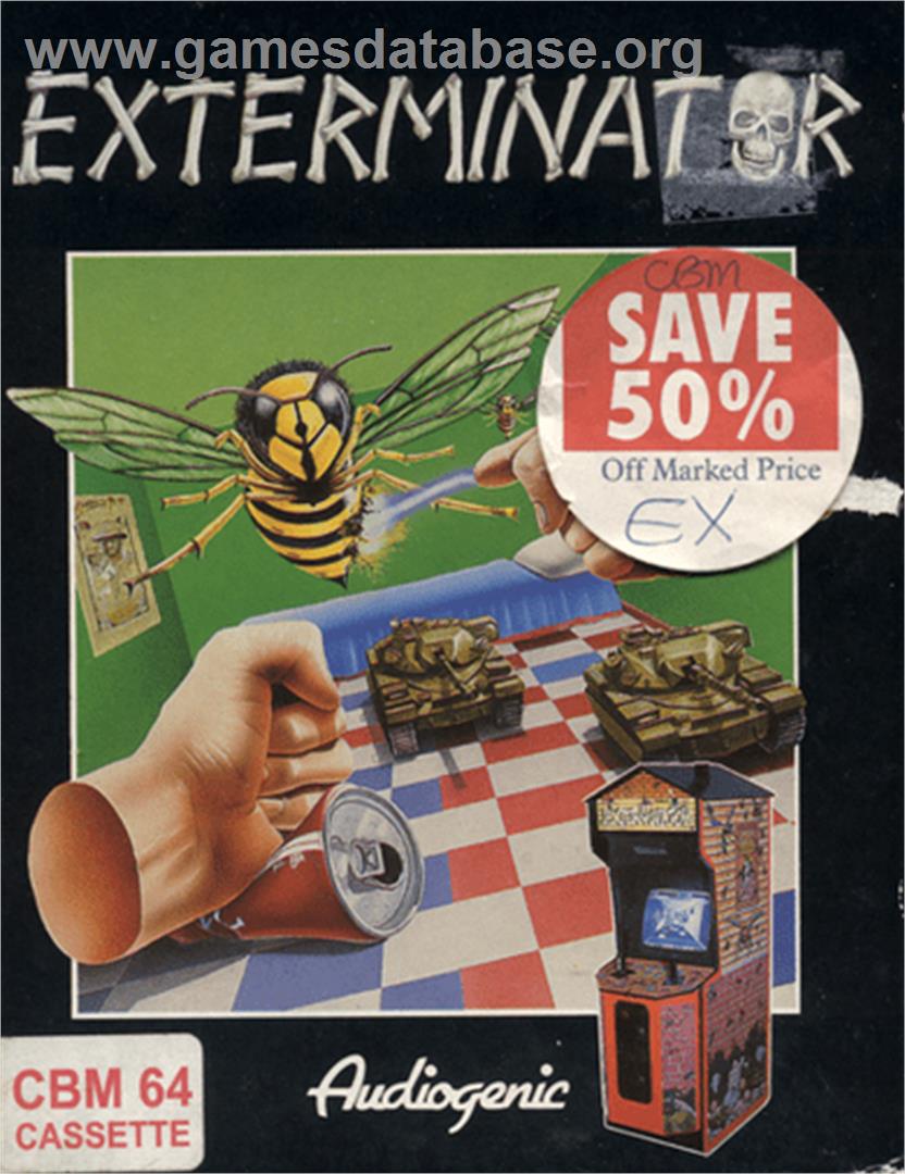 Exterminator - Commodore 64 - Artwork - Box