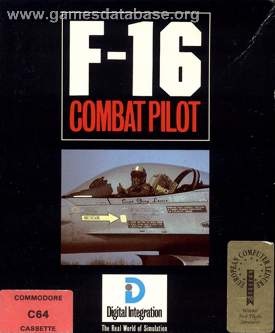 F-16 Combat Pilot - Commodore 64 - Artwork - Box