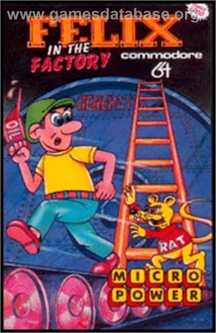 Felix in the Factory - Commodore 64 - Artwork - Box