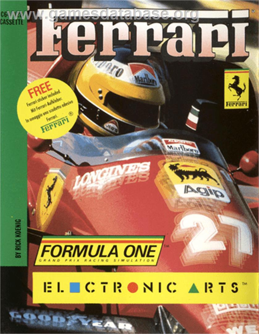 Ferrari Formula One - Commodore 64 - Artwork - Box