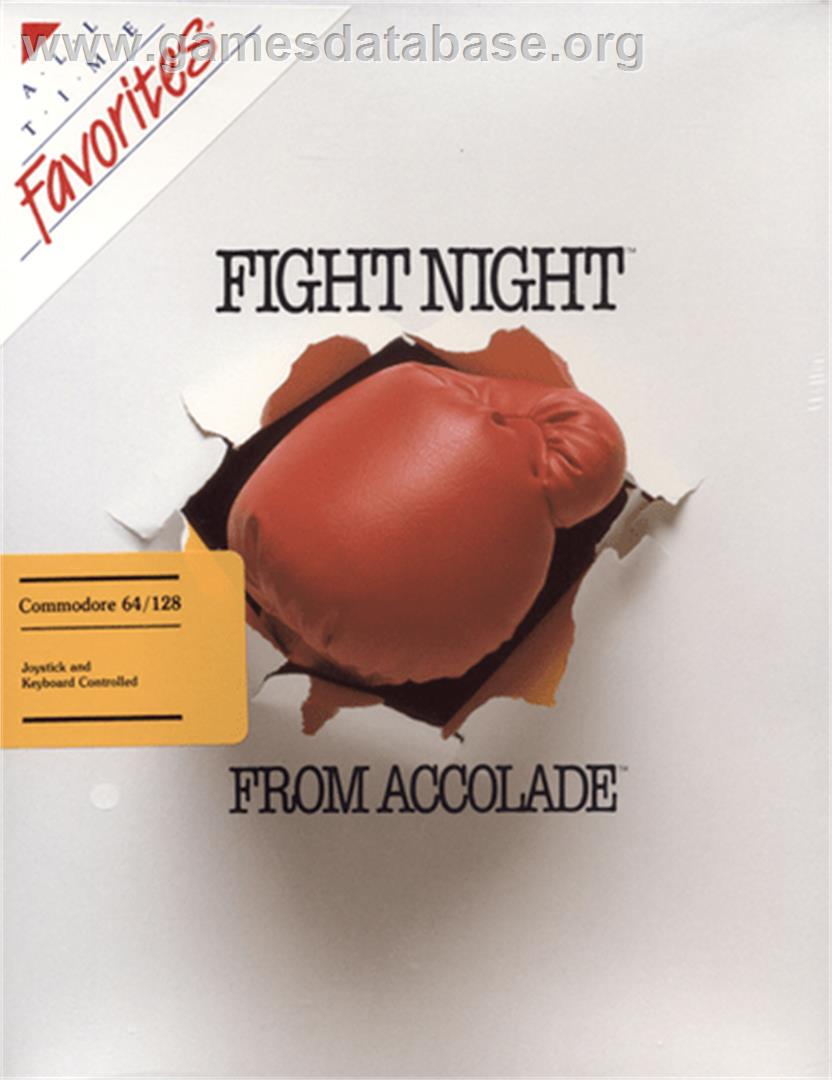 Fight Night - Commodore 64 - Artwork - Box