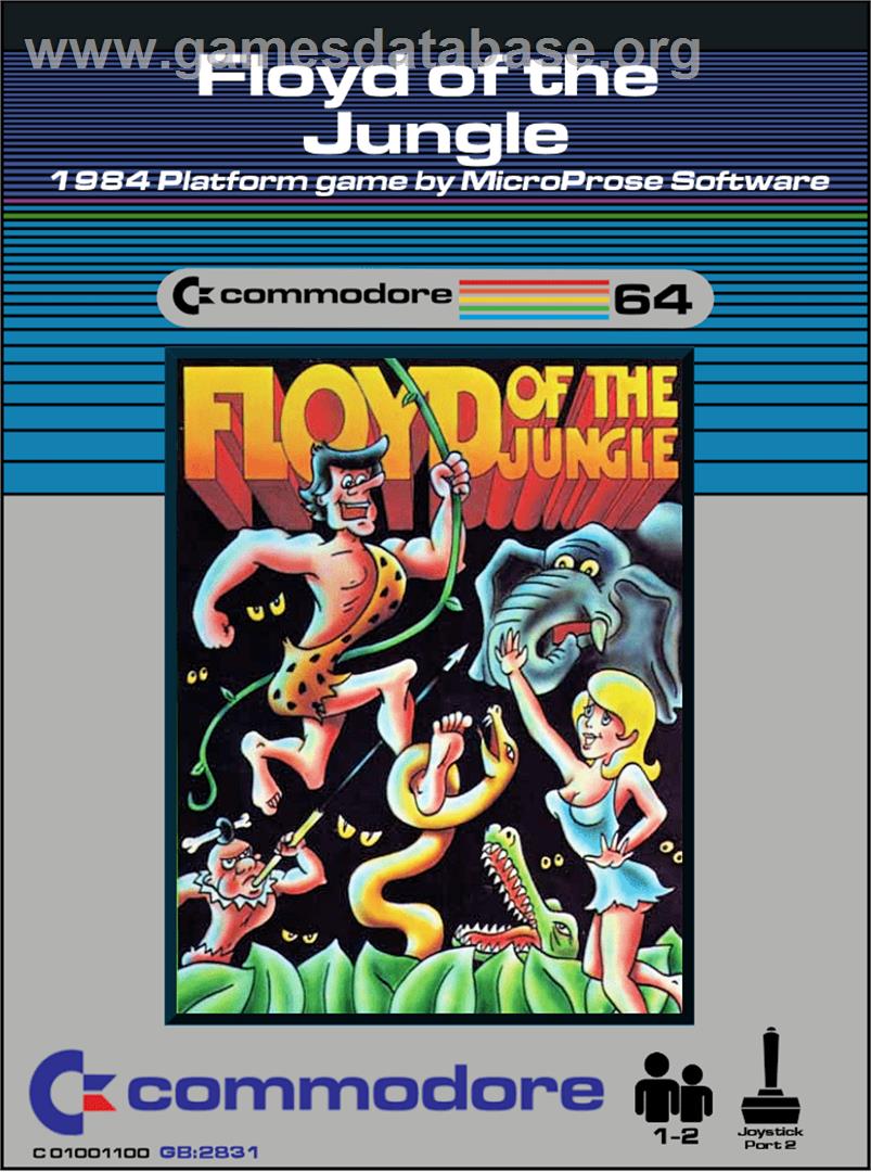 Floyd of the Jungle - Commodore 64 - Artwork - Box