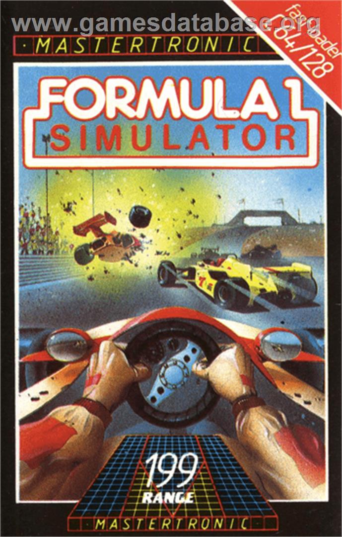Formula 1 Simulator - Commodore 64 - Artwork - Box