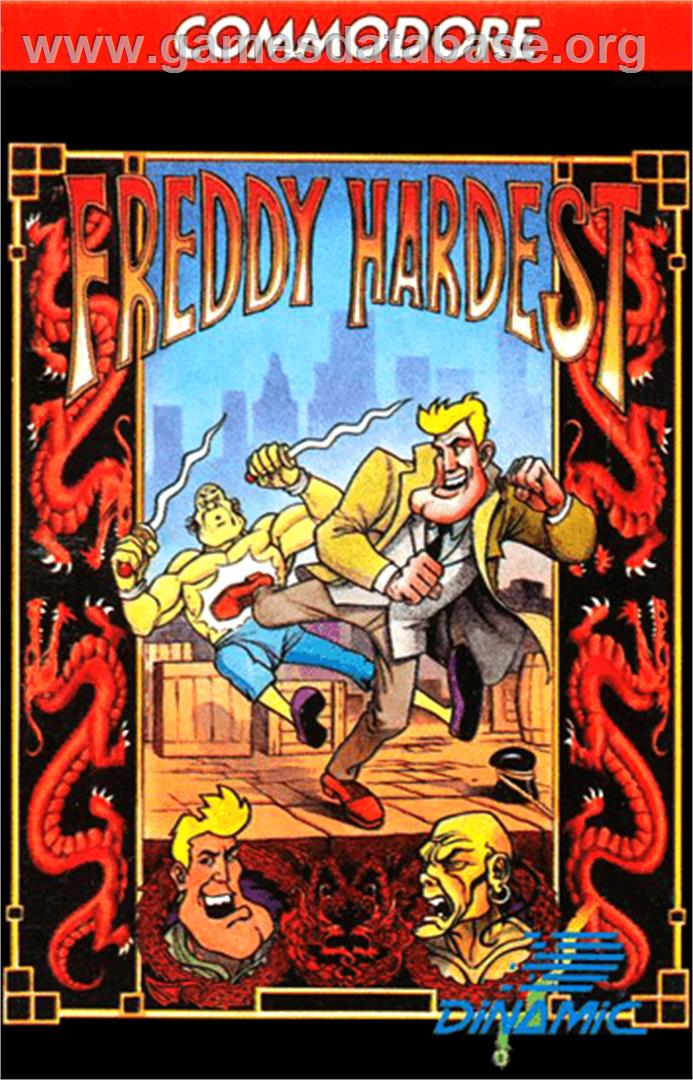 Freddy Hardest in South Manhattan - Commodore 64 - Artwork - Box