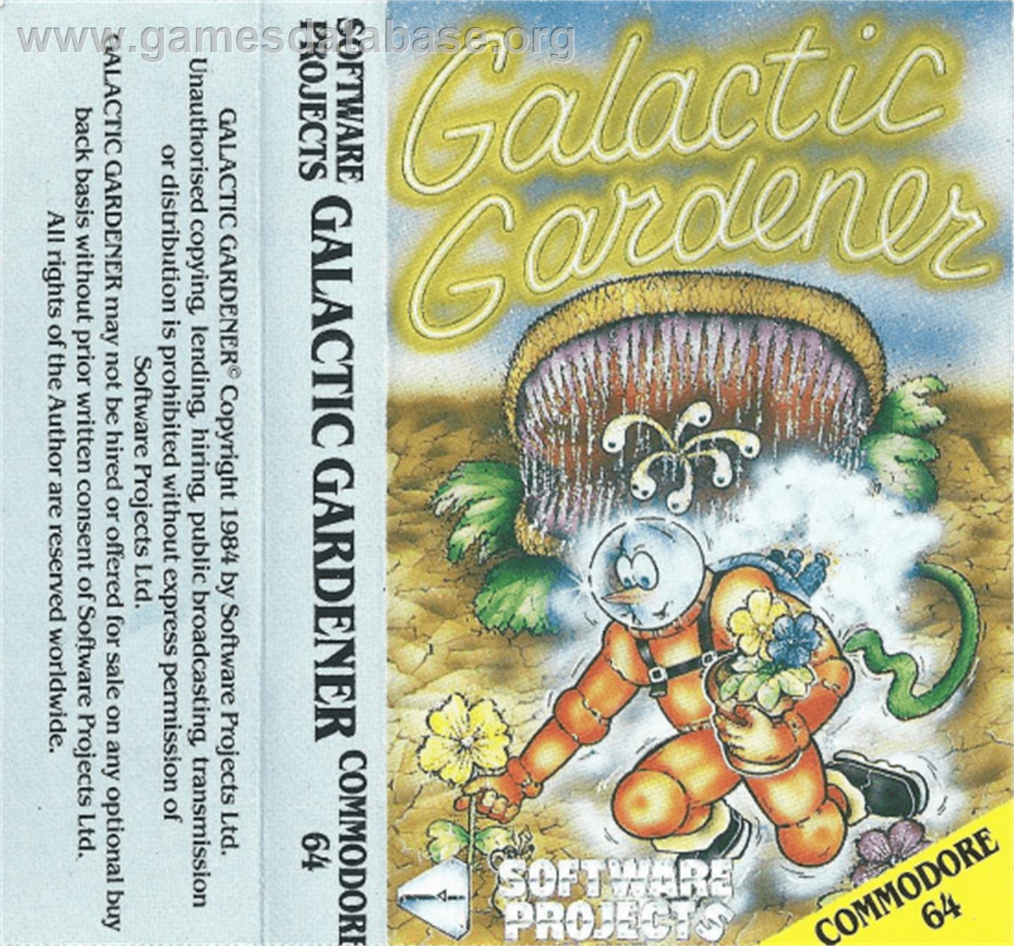 Galactic Gardener - Commodore 64 - Artwork - Box