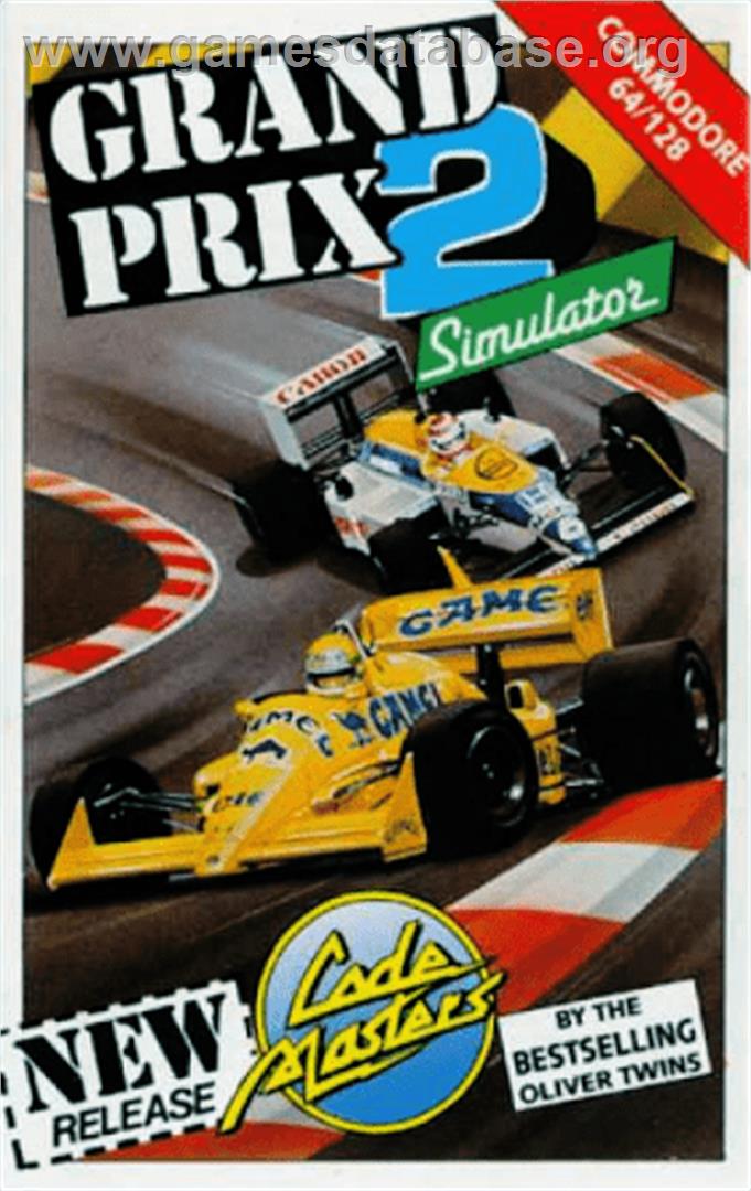Grand Prix Simulator 2 - Commodore 64 - Artwork - Box