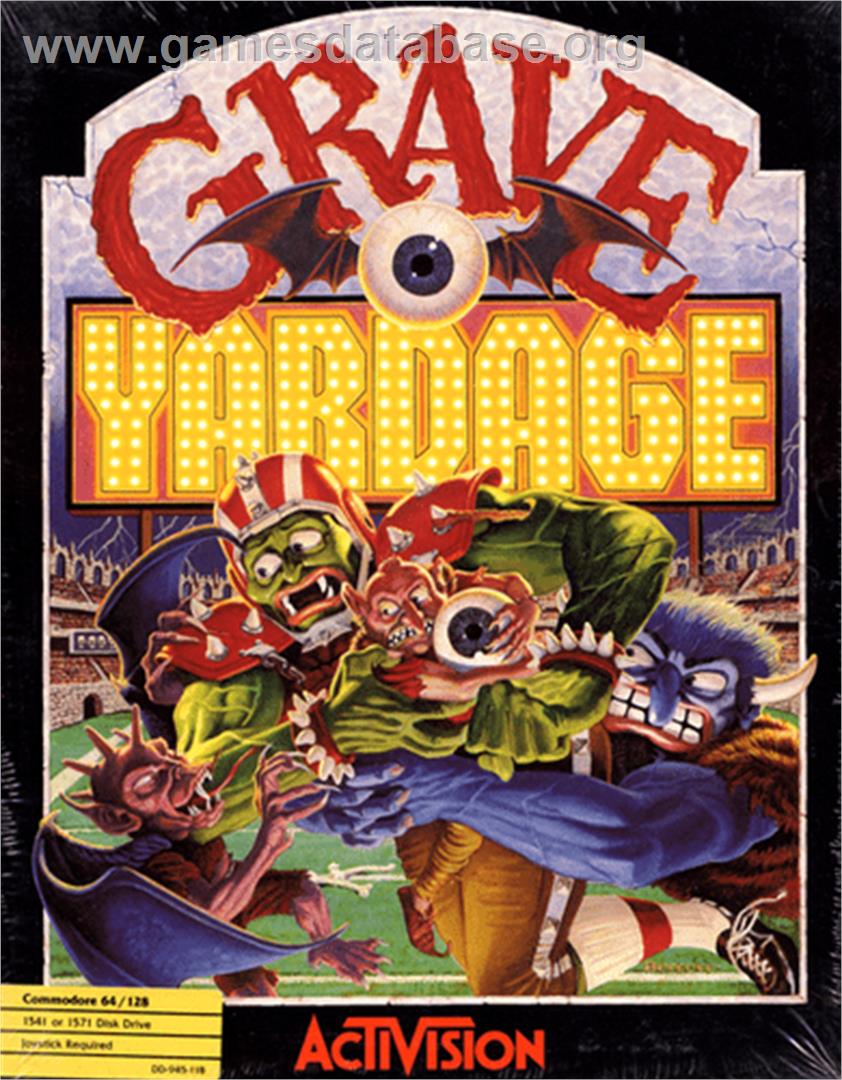 Grave Yardage - Commodore 64 - Artwork - Box