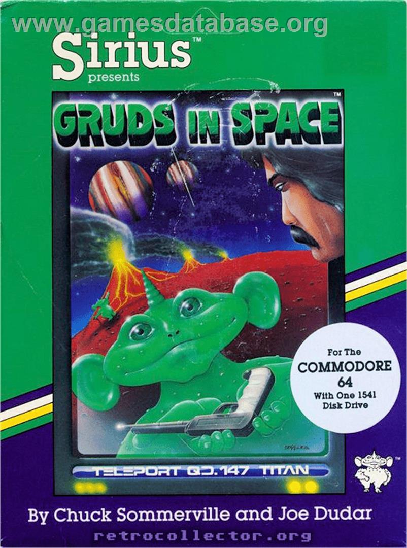 Gruds In Space - Commodore 64 - Artwork - Box