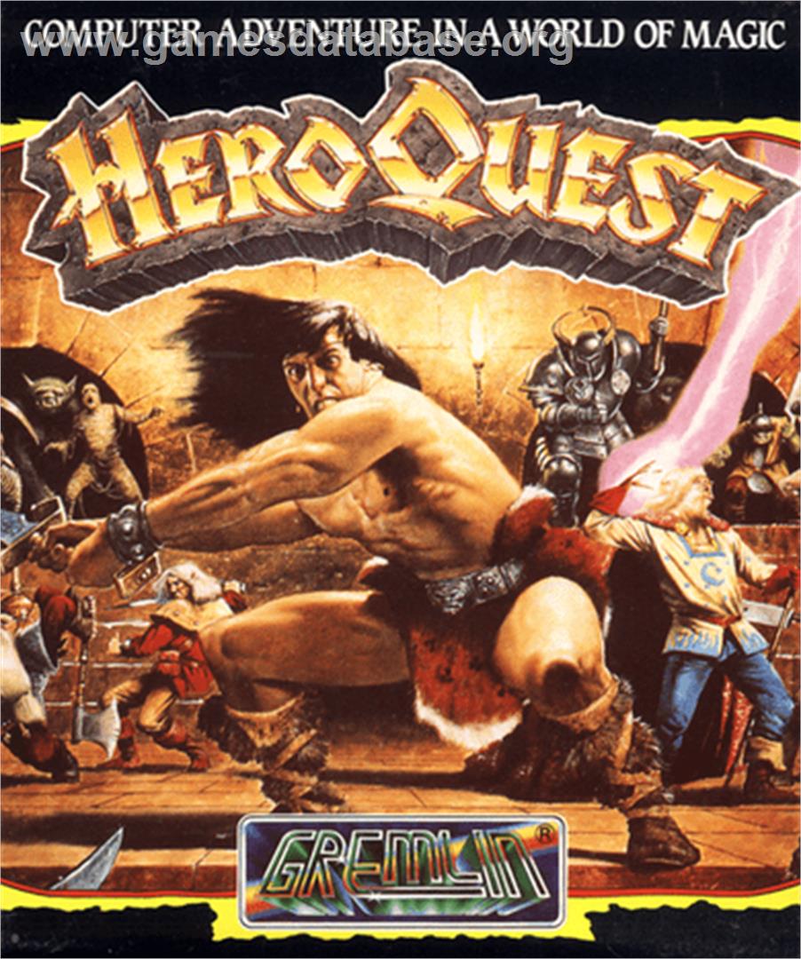 Hero Quest: Return of the Witch Lord - Commodore 64 - Artwork - Box