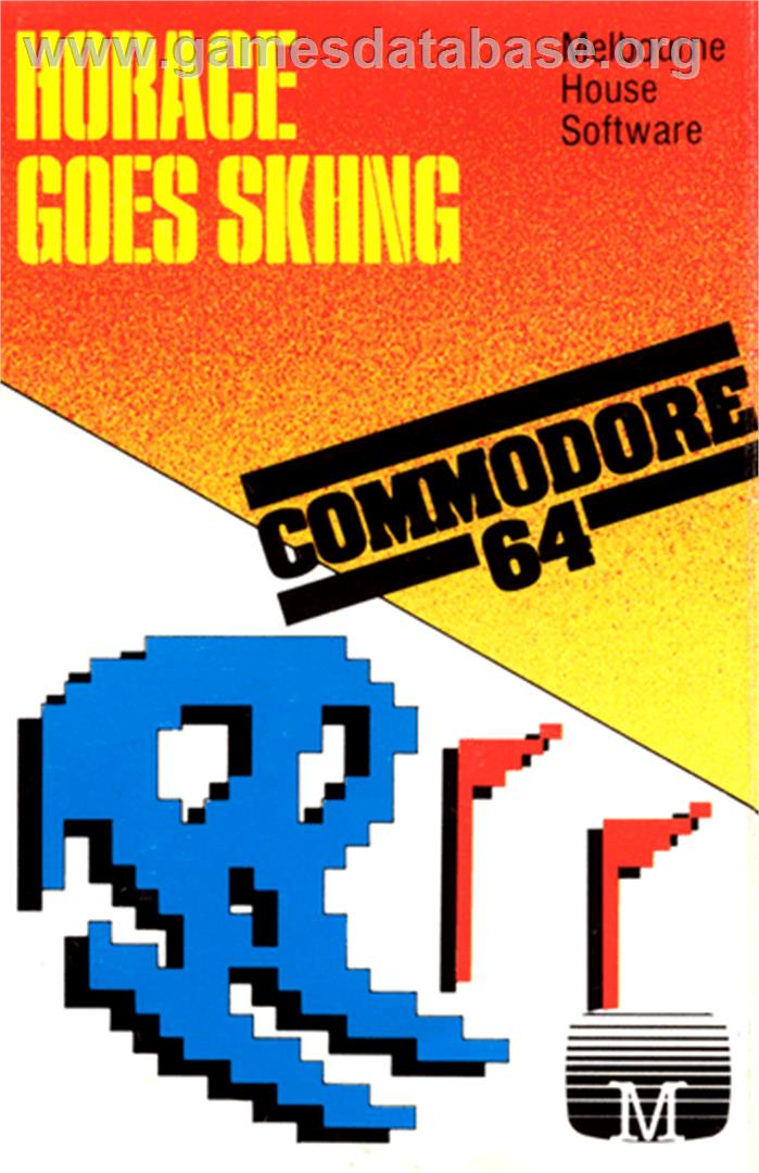 Horace Goes Skiing - Commodore 64 - Artwork - Box