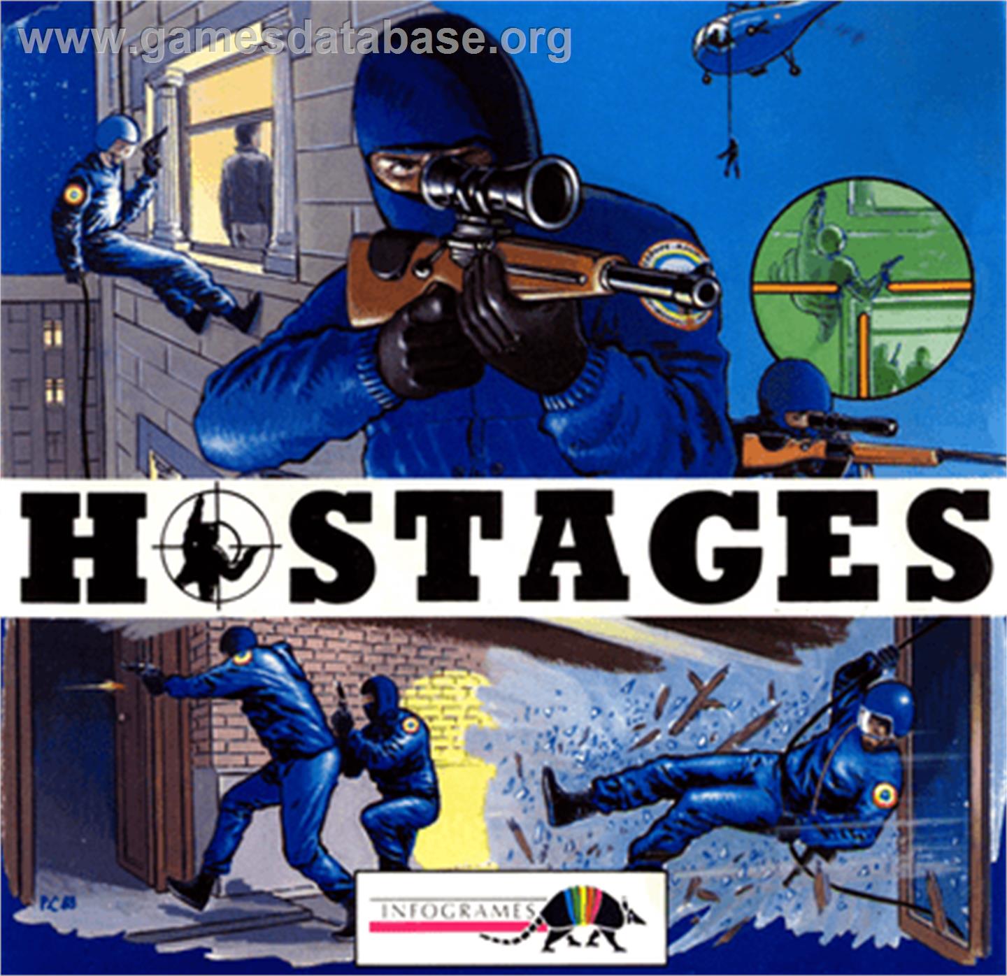Hostage: Rescue Mission - Commodore 64 - Artwork - Box
