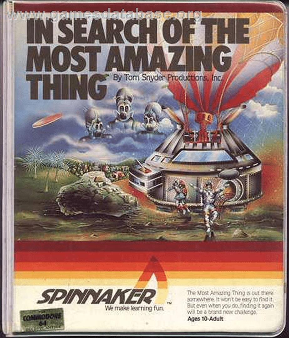 In Search of the Most Amazing Thing - Commodore 64 - Artwork - Box